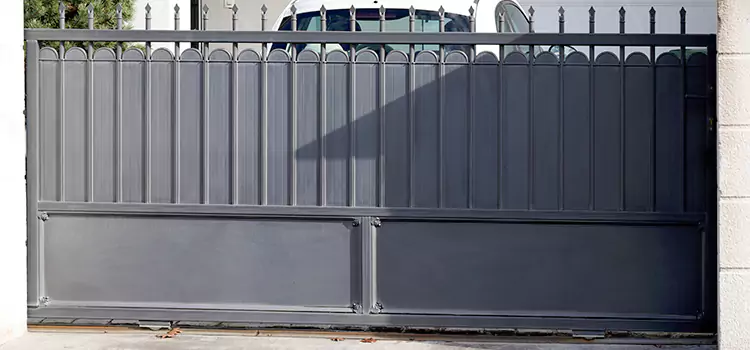Metal Driveway Gate Installation French Valley